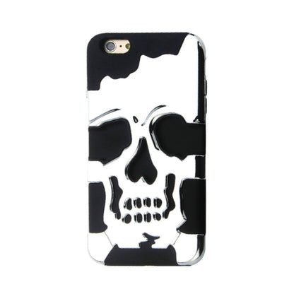 Skull-Kopf-Soft iPhone 6 4.7" Weiss