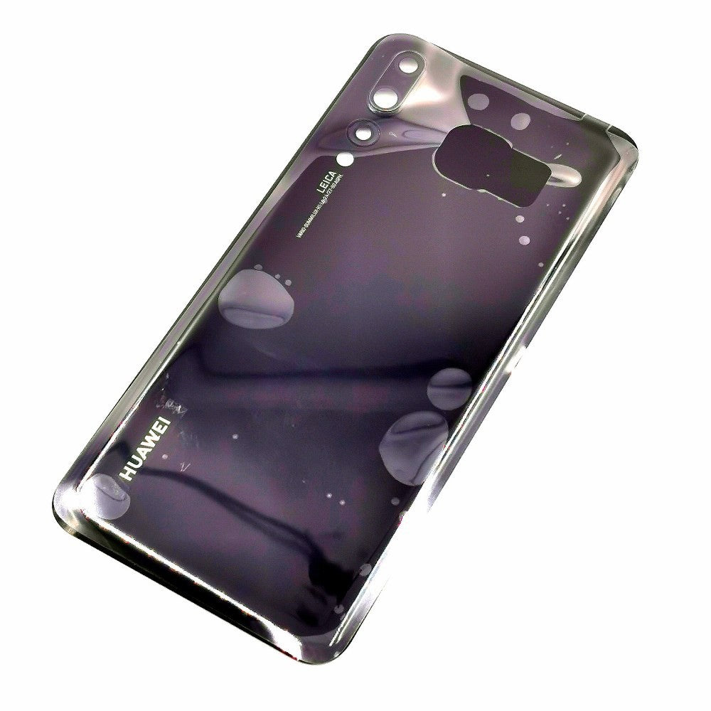 Huawei P20 Pro mit Kameralinse OEM Backglass Akku Deckel Schwarz