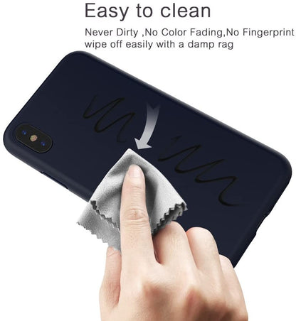 Xundd iPhone X, XS Slikon Case - Blau