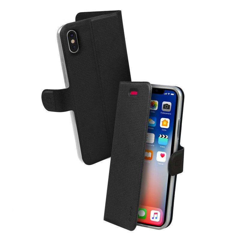 SBS Sense Book Leder Hülle Etui für iPhone X / XS