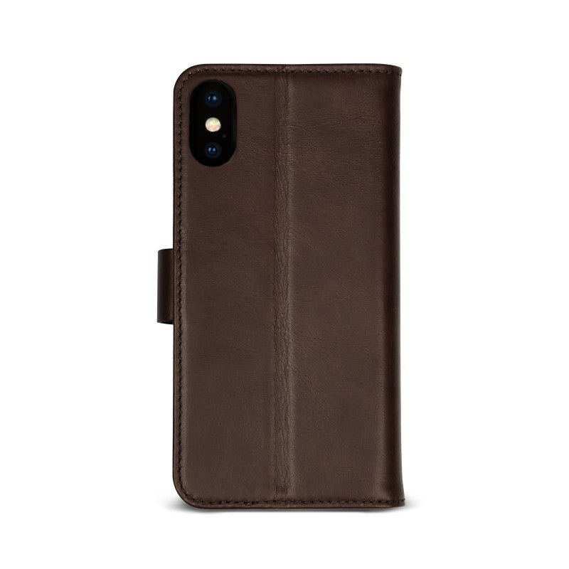 SBS KLAPPHÜLLE AUS ECHTEM LEDER FÜR IPHONE XS/X