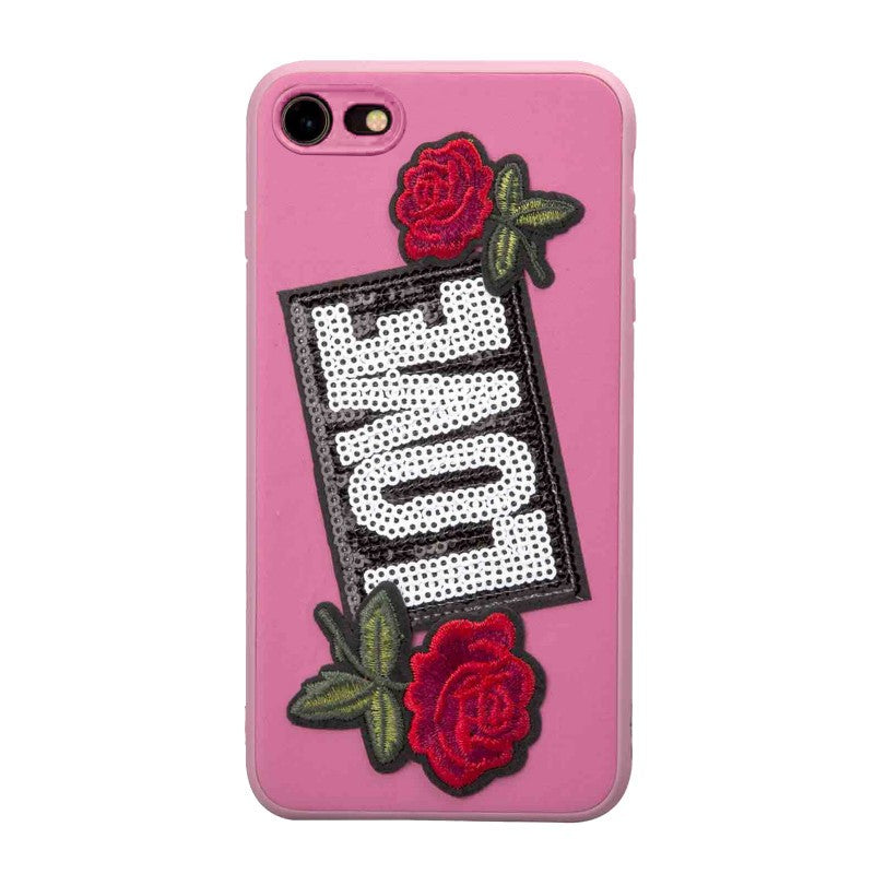 SBS COVER MIT PATCH LOVER FÜR IPHONE 7, 8
