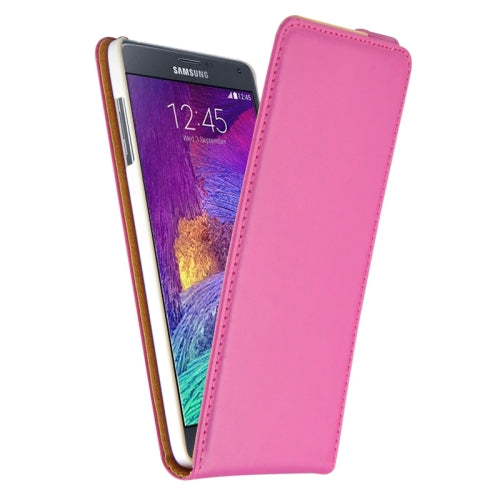 Rosa Pink Flip Leder Etui Tasche Note 4