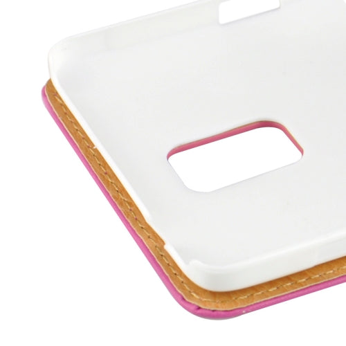 Rosa Pink Flip Leder Etui Tasche Note 4