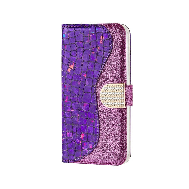 Bling Glitzer Book Wallet ID Case Hülle für Samsung Galaxy S20 Lla