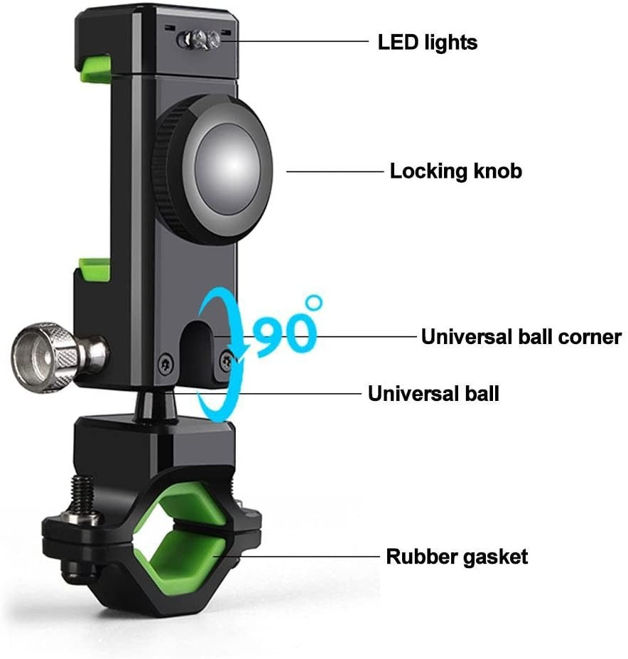Fahrrad Velo Bike 3in 1 Halterung mit Kompass/LED Lampe