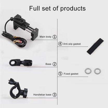 Fahrrad Velo Bike 3in 1 Halterung mit Kompass/LED Lampe