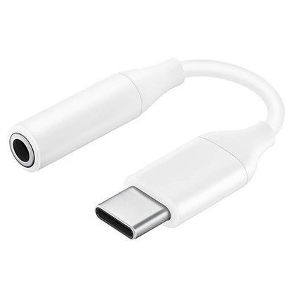 Samsung Adapter - EE-UC10 - USB Typ-C zu 3,5mm Klinke - Weiss Original Audio Kopfhörer