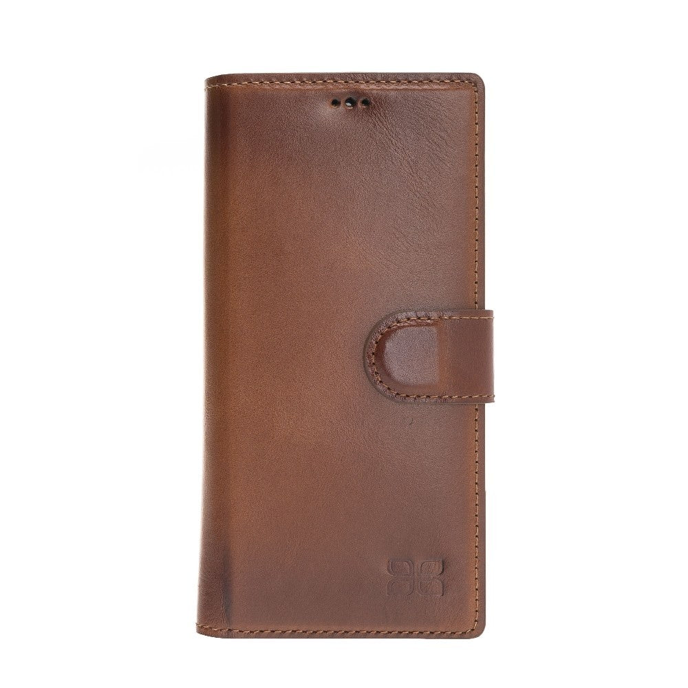 Bouletta Echt Leder Galaxy Note 10 Book Wallet Braun