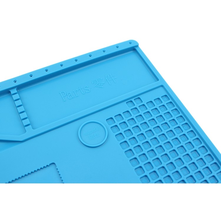 Antistatisch Magnet Silikon Reparatur Arbeitsmatte Handy Lötmatte Unterlage BLAU