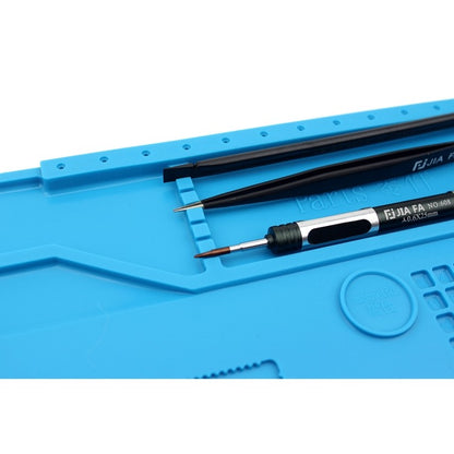 Antistatisch Magnet Silikon Reparatur Arbeitsmatte Handy Lötmatte Unterlage BLAU