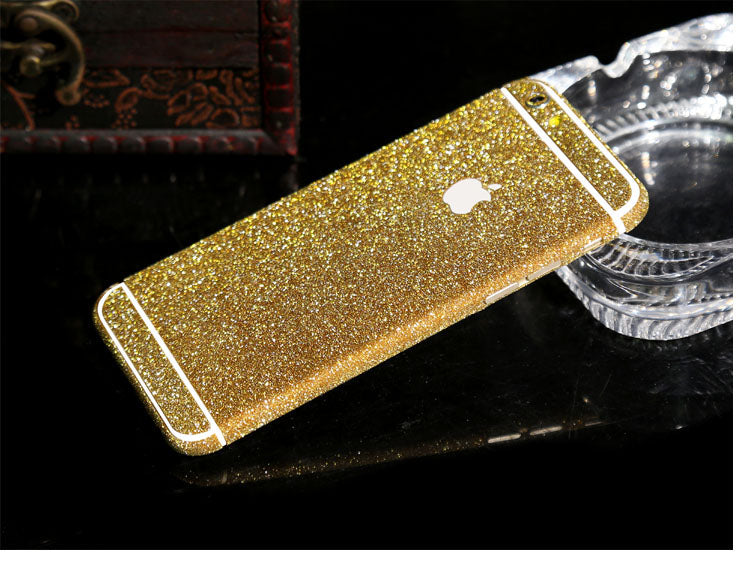 iphone 6 6S Gold Bling Aufkleber Schutz-Folie Sticker Skin