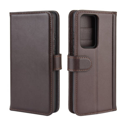 Echt Leder Kreditkarte Etui Wallet Case für Huawei P40 Pro Braun