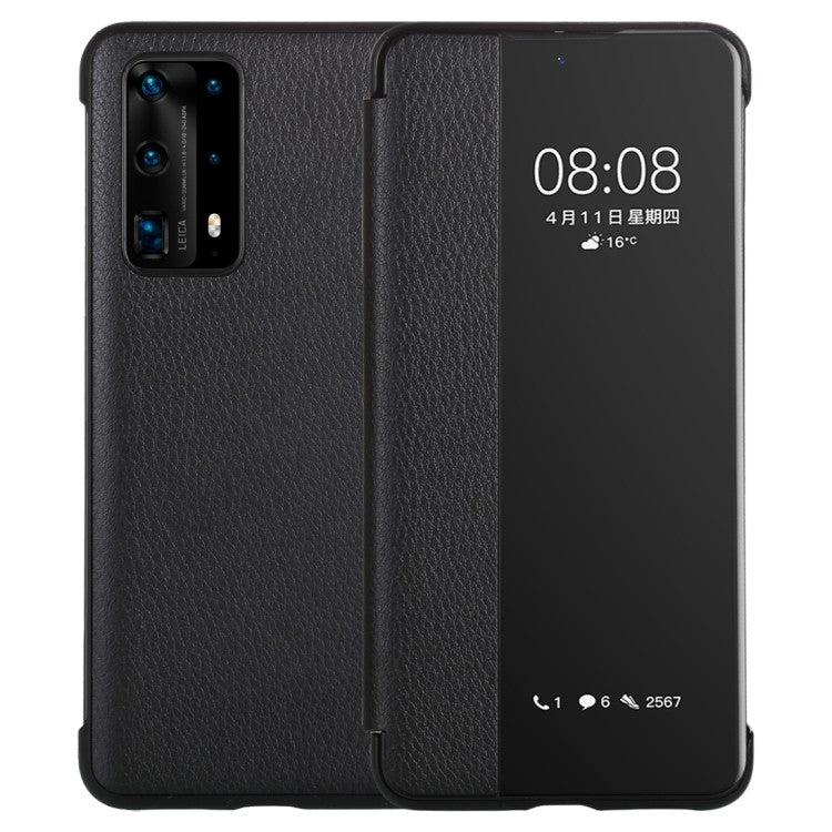 Smart Sleep / Wake Up PU Leder Flip Hülle Ultra Slim Schutzhülle für Huawei P40 Pro