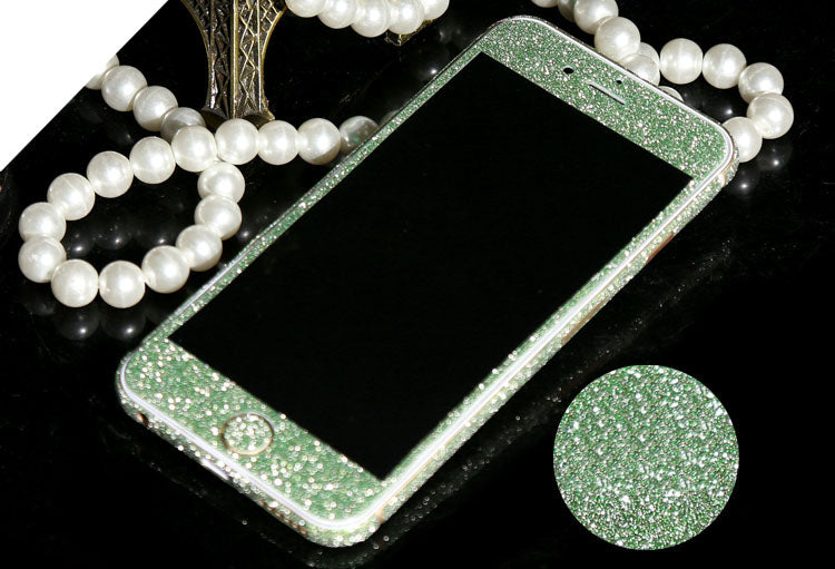 iphone 6 6S Plus Grün Bling Aufkleber Schutz-Folie Sticker Skin