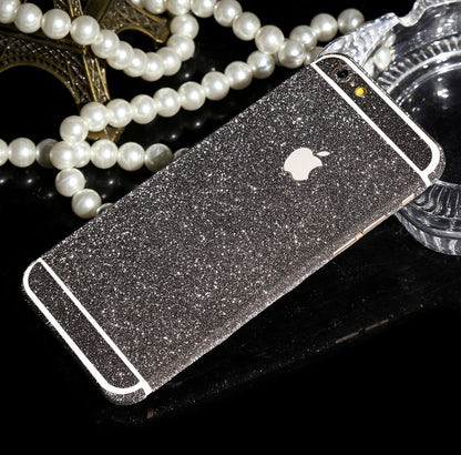 iphone 6 6S Plus Schwarz Bling Aufkleber Schutz-Folie Sticker