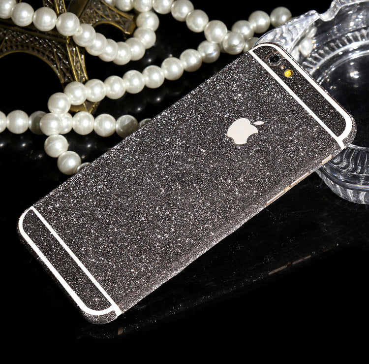 iphone 6 6S Plus Schwarz Bling Aufkleber Schutz-Folie Sticker