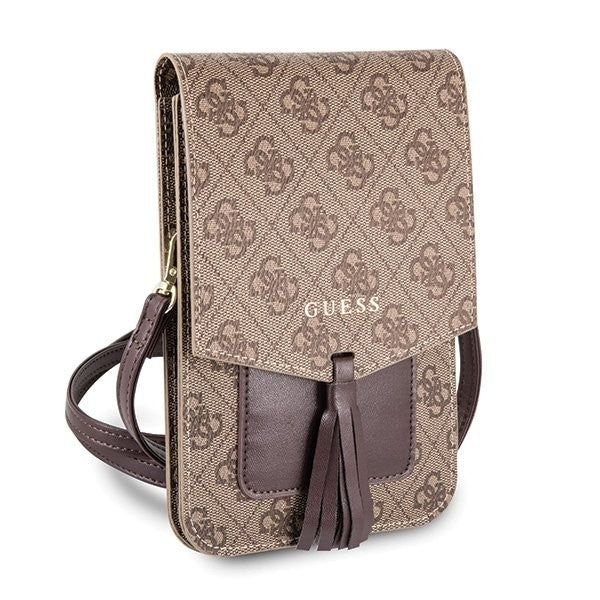 GUESS 4G WALLET UNIVERSAL GUWBSQGBE BEIGE Braun