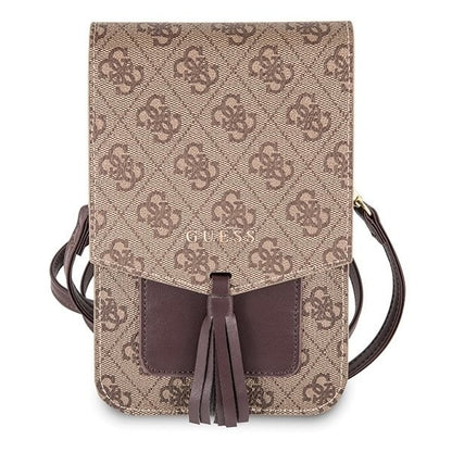 GUESS 4G WALLET UNIVERSAL GUWBSQGBE BEIGE Braun