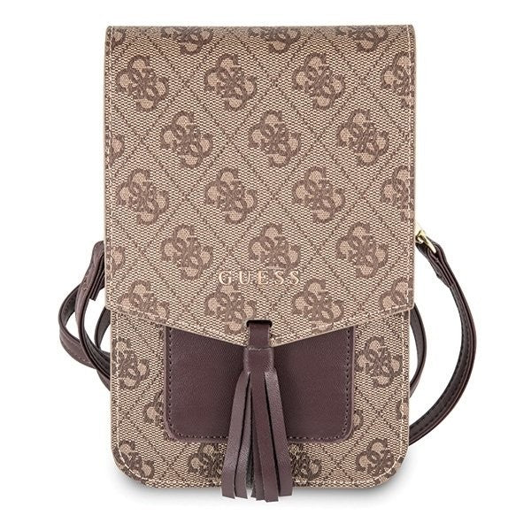 GUESS 4G WALLET UNIVERSAL GUWBSQGBE BEIGE Braun