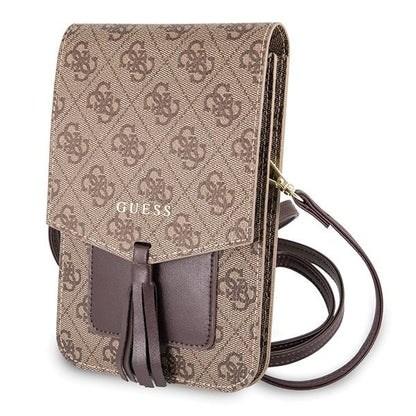 GUESS 4G WALLET UNIVERSAL GUWBSQGBE BEIGE Braun