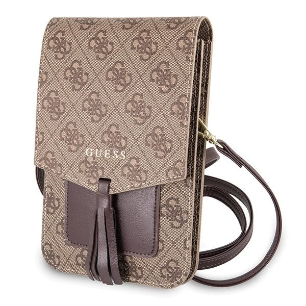 GUESS 4G WALLET UNIVERSAL GUWBSQGBE BEIGE Braun