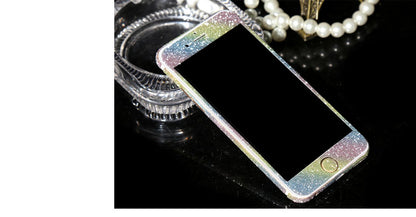 iphone 6 6S Regenbogen Bling Aufkleber Schutz-Folie Sticker
