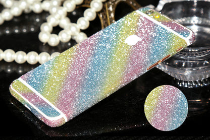 iphone 6 6S PlusRegenbogen Bling Aufkleber Folie Sticker Skin