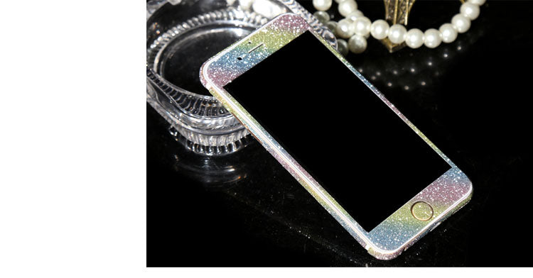 iphone 6 6S PlusRegenbogen Bling Aufkleber Folie Sticker Skin