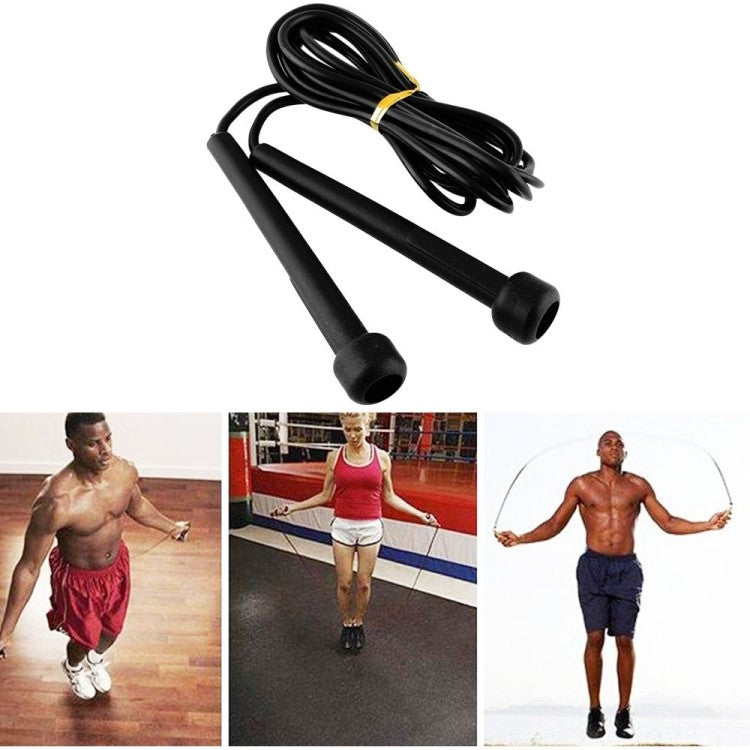 Speed Rope Springseil Fitness  Training Seil Hüpfseil  275cm   Schwarz
