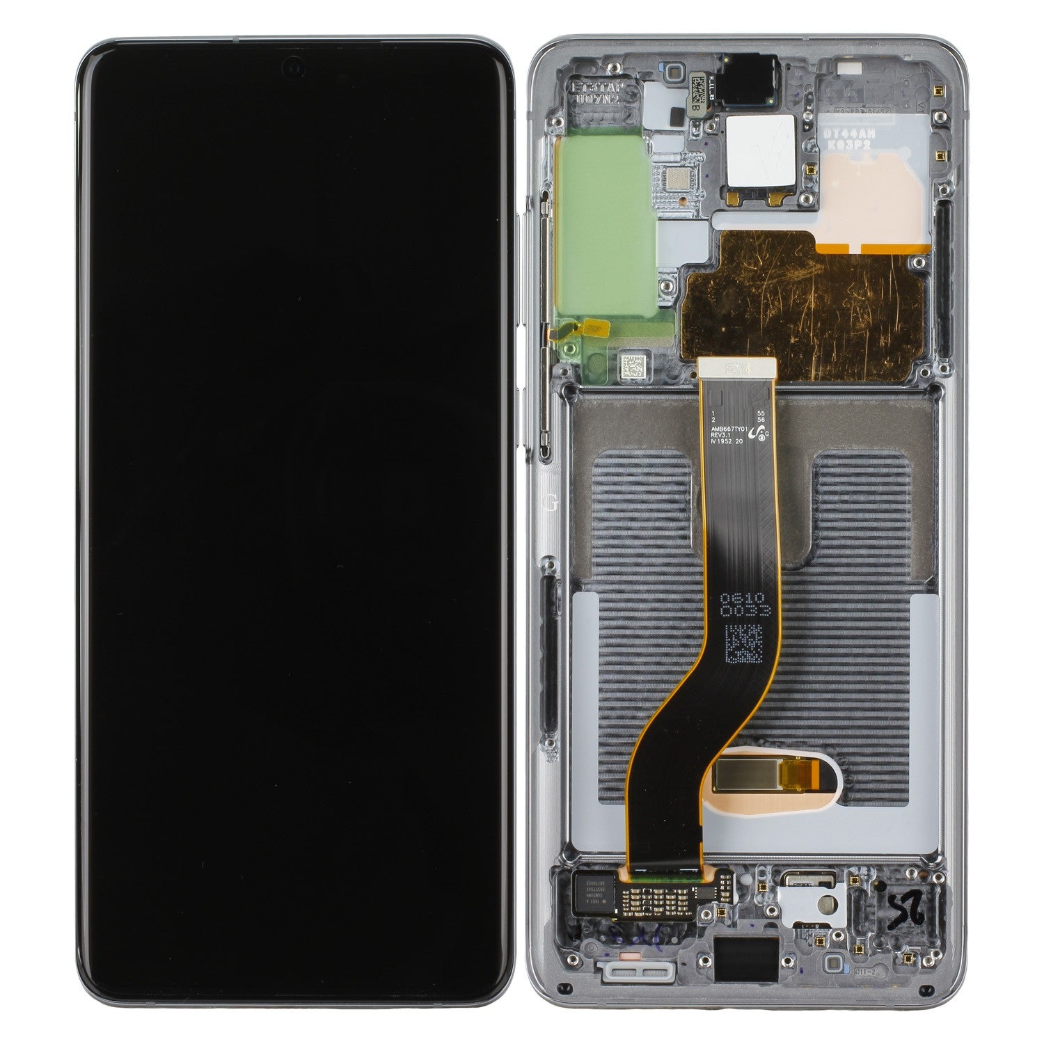 Samsung LCD Display mit Rahmen  Kompatibel zu: Samsung Galaxy S20+ SM-G985F  Lieferumfang: LCD Display mit Rahmen