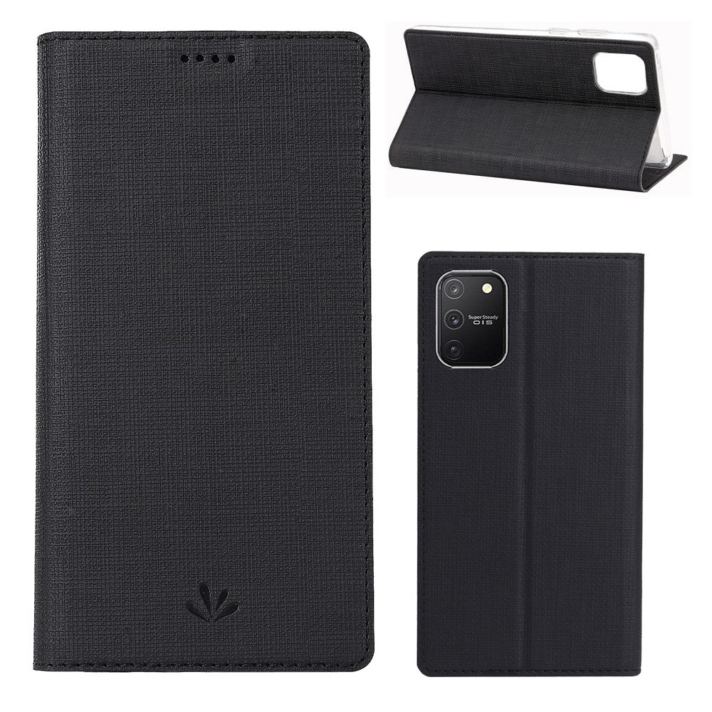Samsung Galaxy S10 Lite Vili Wallet Book Case Schwarz