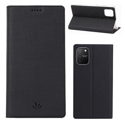Samsung Galaxy S10 Lite Vili Wallet Book Case Schwarz