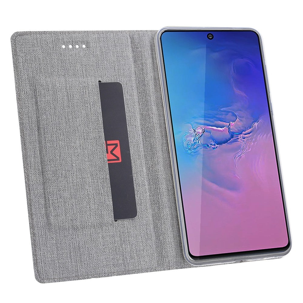 Samsung Galaxy S10 Lite Vili Wallet Book Case Schwarz