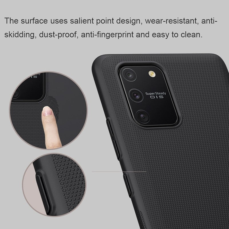 Nillkin Frosted Shield Matte Hülle Galaxy S10 Lite Schwarz