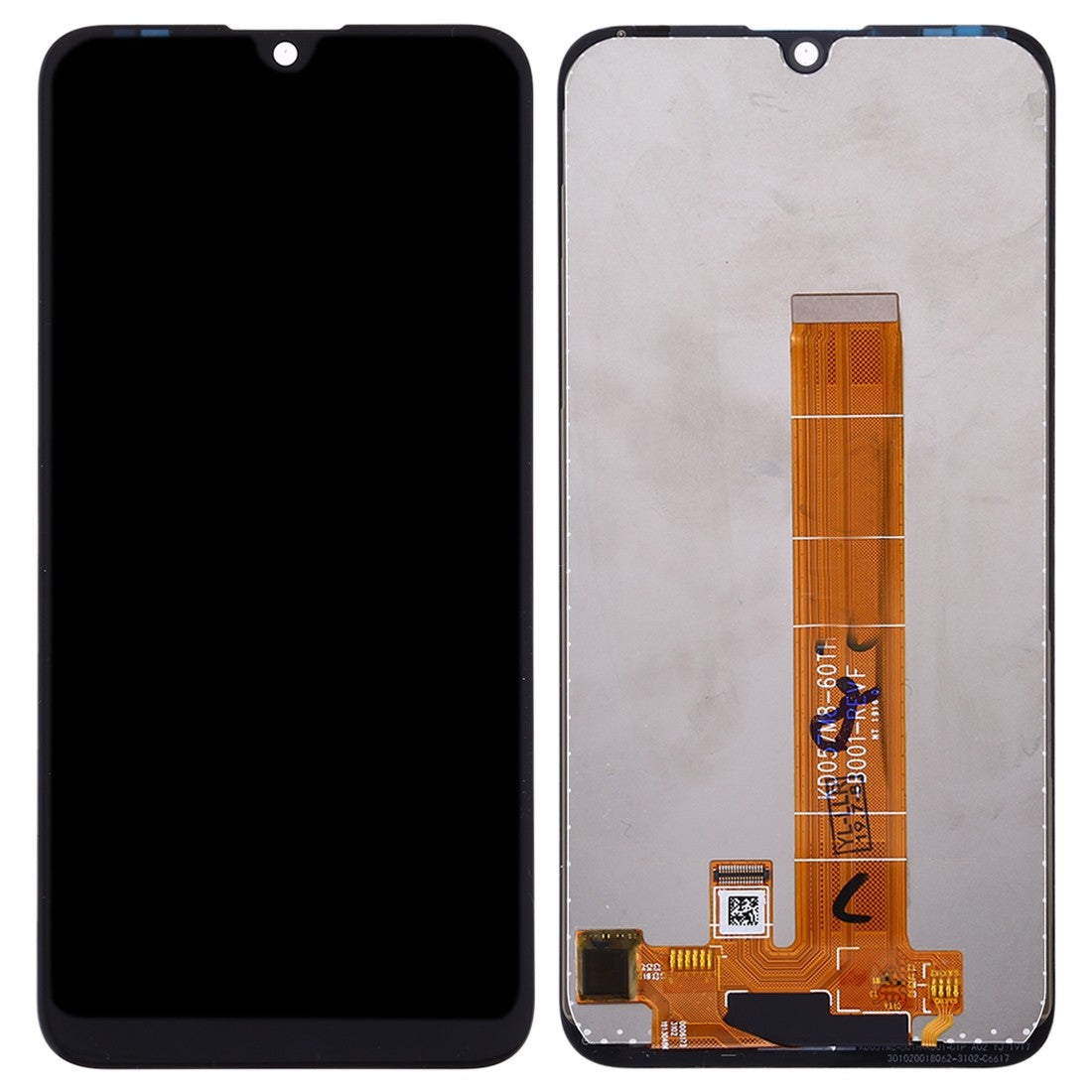 Nokia 2.2 Ersatzdisplay LCD + Digitizer Front (OEM) - Schwarz
