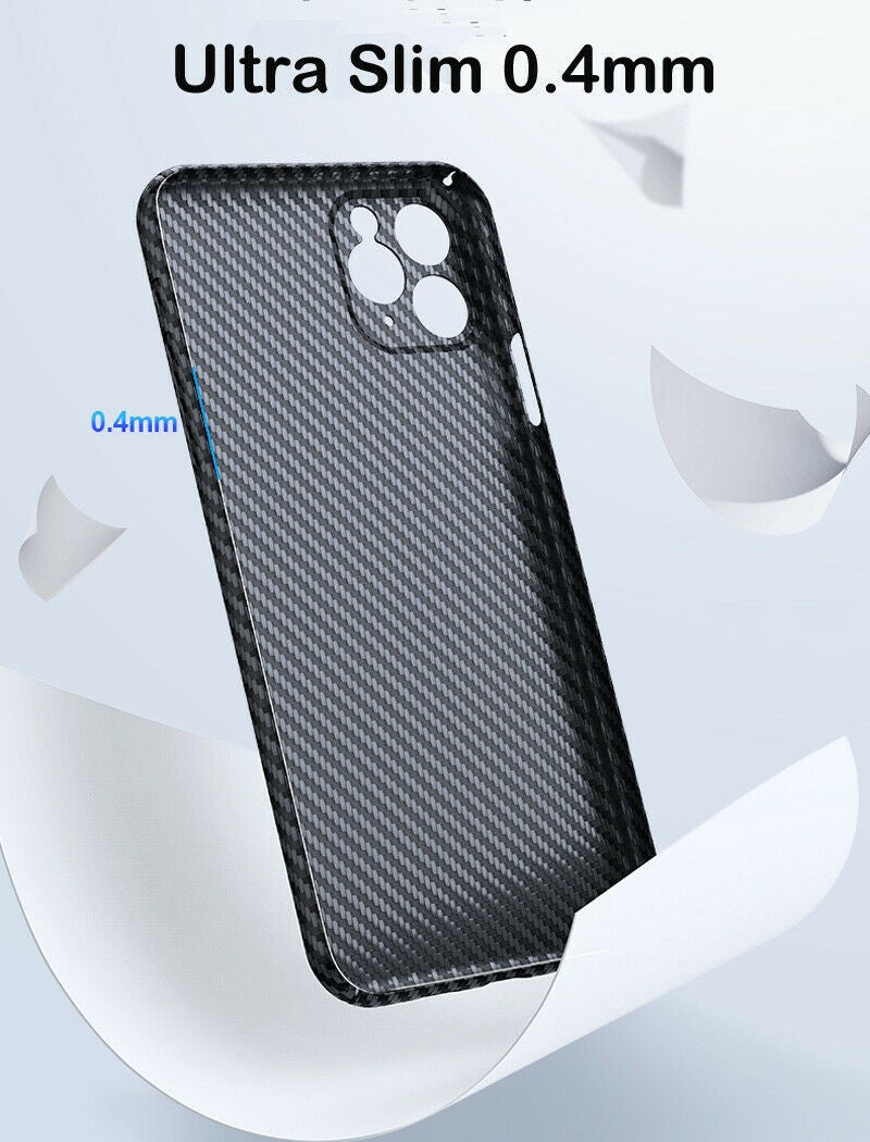 Echt Carbon Faser Volle Schutz Hülle Slim Case Für iPhone 11 Pro Max