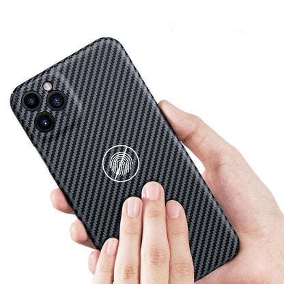 Echt Carbon Faser Volle Schutz Hülle Slim Case Für iPhone 11 Pro 