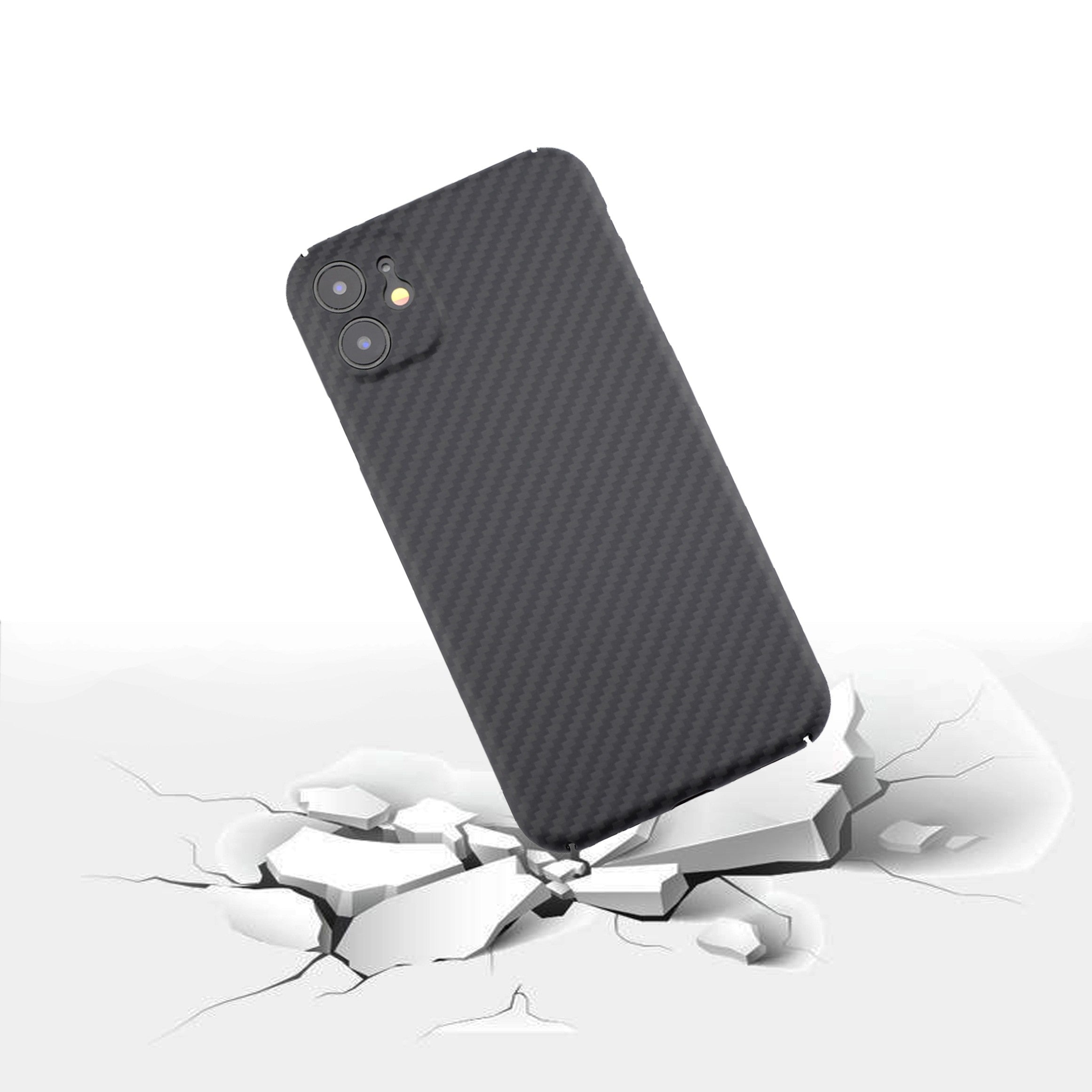 Echt Carbon Faser Volle Schutz Hülle Slim Case Für iPhone 11