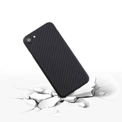 Echt Carbon Faser Volle Schutz Hülle Slim Case Für iPhone SE 2020 / 7 / 8