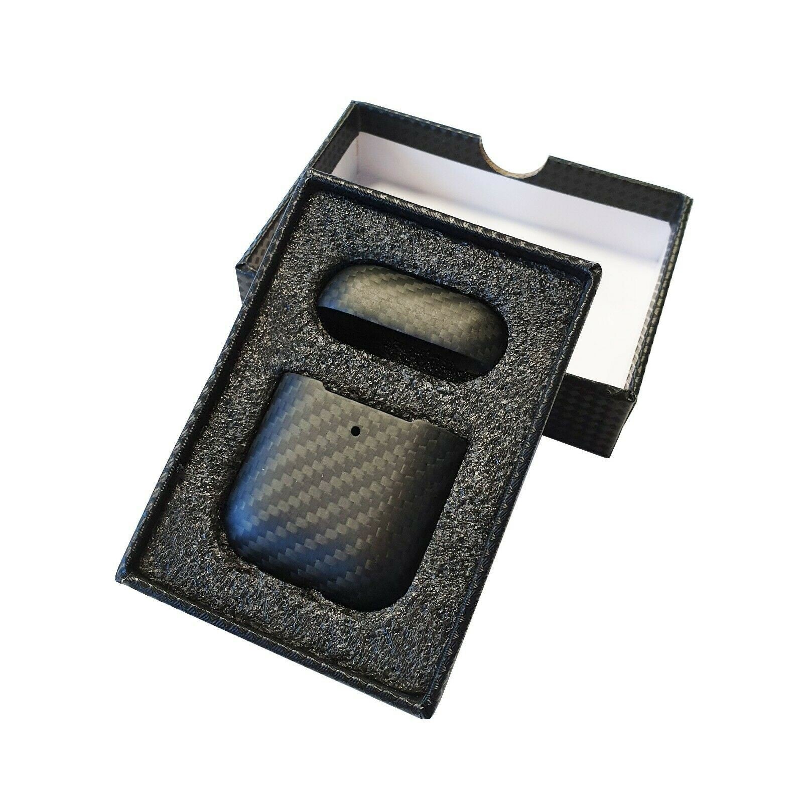 Echt Carbon Faser Volle Schutz Hülle Slim Case Für Airpods 1 / 2