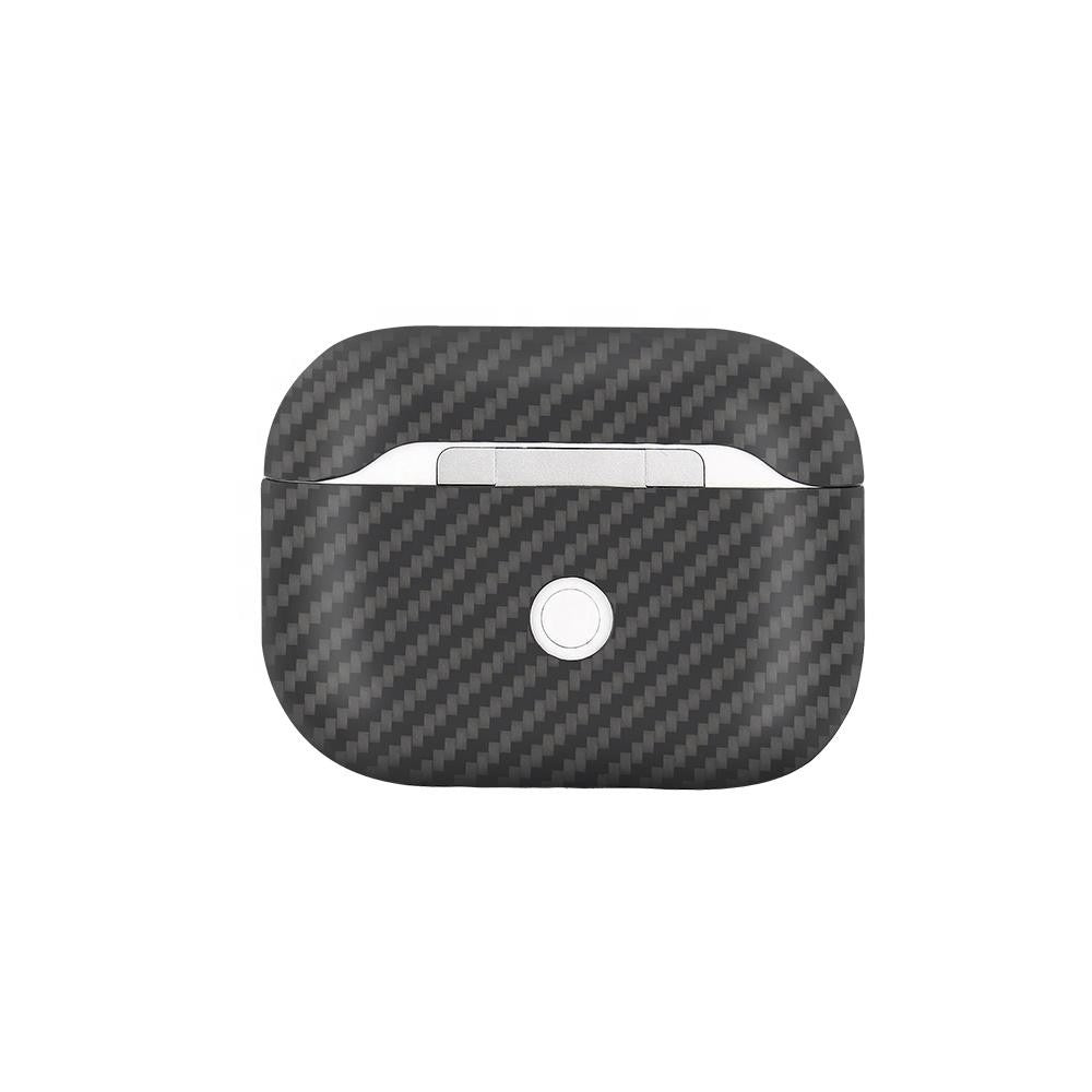 Echt Carbon Faser Volle Schutz Hülle Slim Case Für Airpods Pro Schwarz