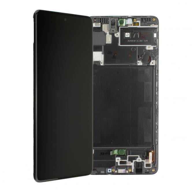 Samsung Galaxy A71 A715F LCD + Touch Einheit, Schwarz