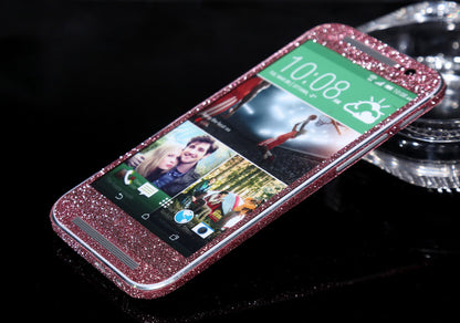 HTC One M8 Pink Bling Aufkleber Folie Sticker Skin