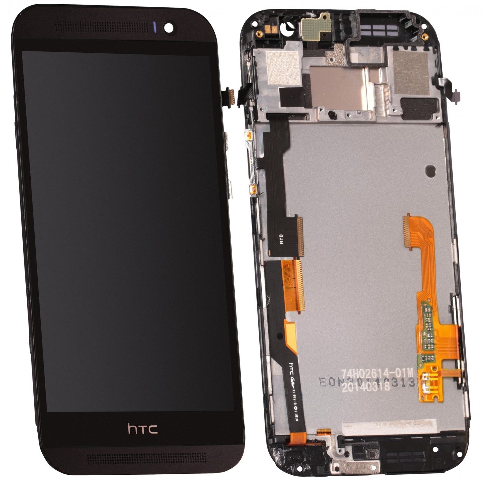 Original HTC One M8 LCD Display schwarz