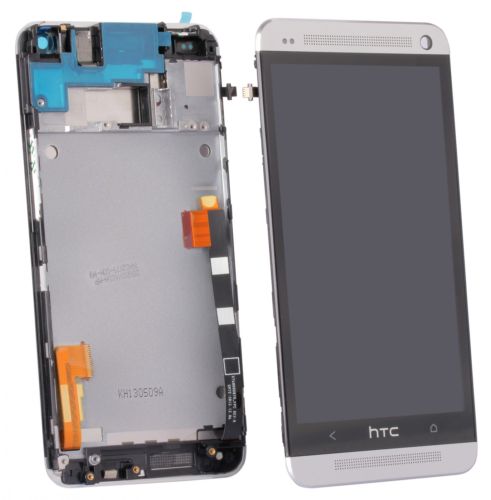 Original HTC One M7 LCD Display grau