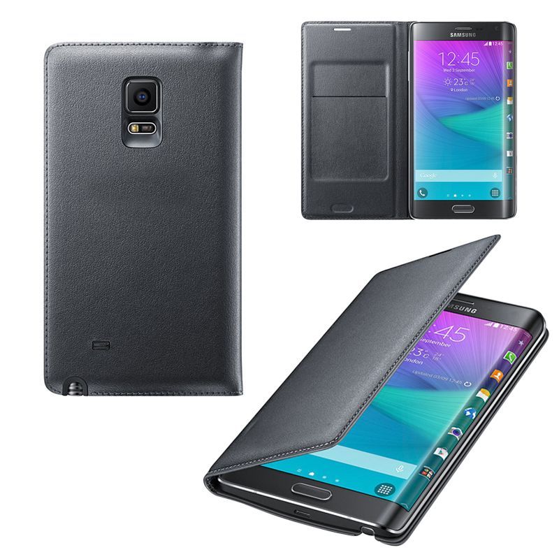 Leder Samsung Galaxy Note Edge Schwarz