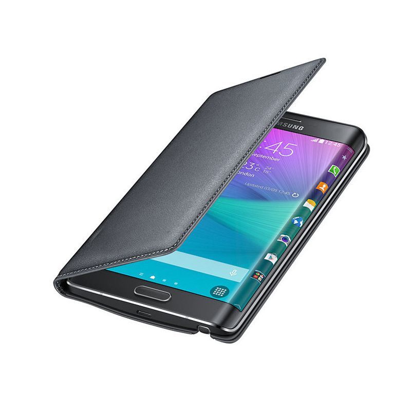 Leder Samsung Galaxy Note Edge Schwarz