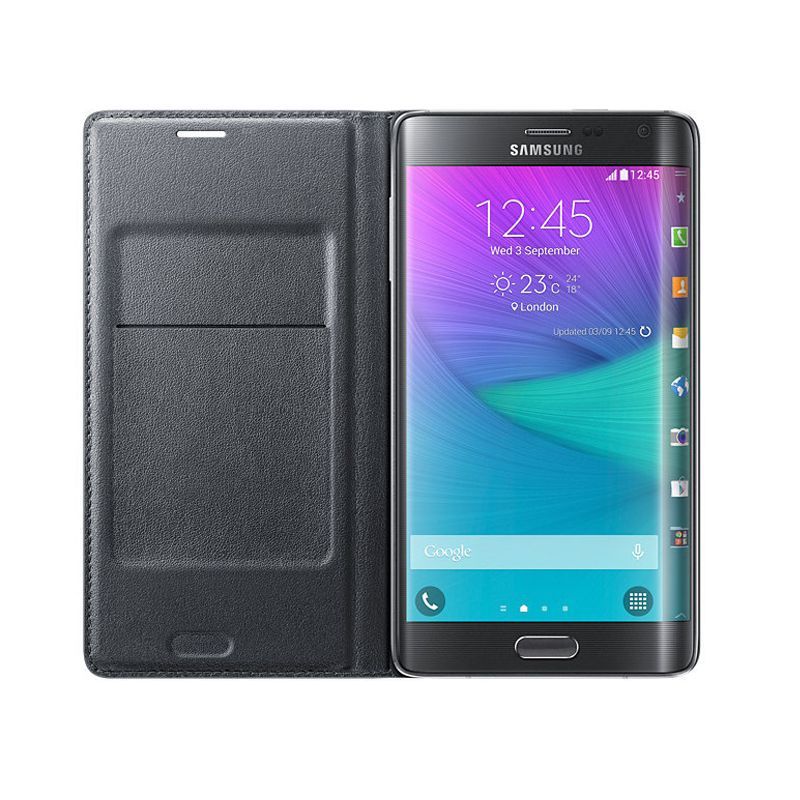 Leder Samsung Galaxy Note Edge Schwarz
