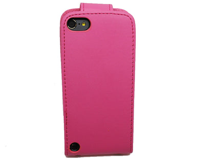 Pink Flip Leder Etui iPod Touch 5
